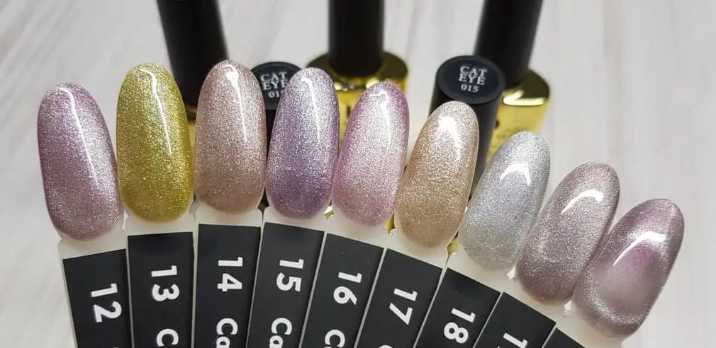 Gel polish HD Cat Eye 24D (cat's eye) 12 purple 8 ml