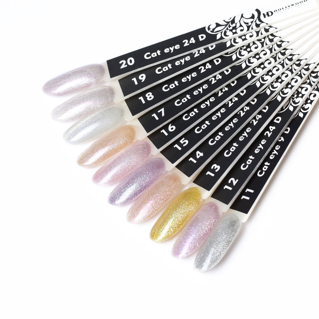 Gel polish HD Cat Eye 24D (cat's eye) 12 purple 8 ml